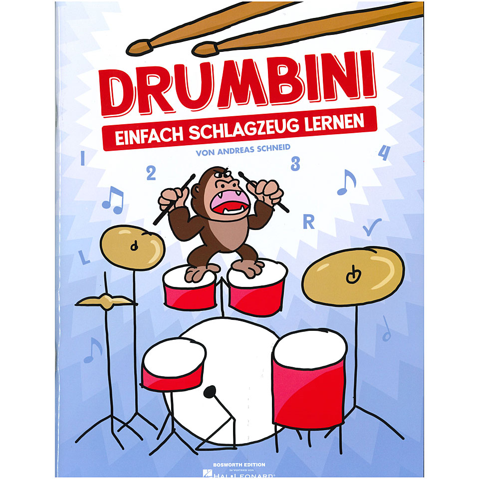 Bosworth Drumbini - Einfach Schlagzeug lernen Lehrbuch Bosworth Drumbini - Einfach Schlagzeug lernen Lehrbuch von Bosworth