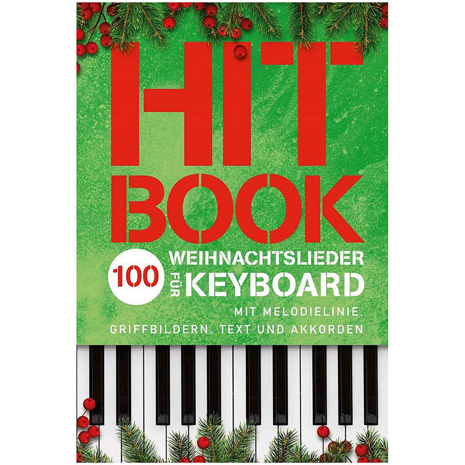 Bosworth Hitbook 100 Weihnachtslieder für Keyboard Notenbuch von Bosworth