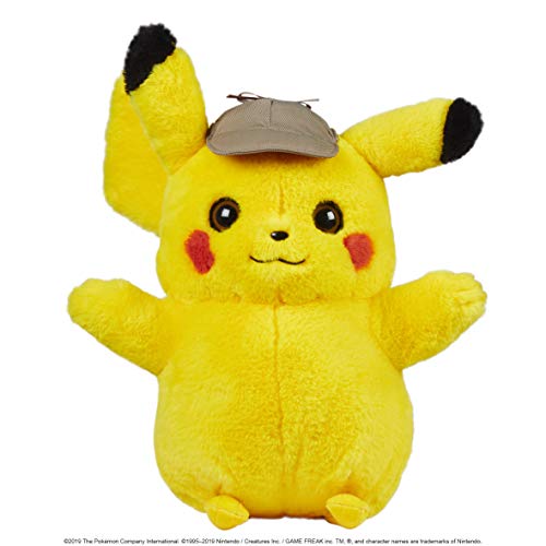 Boti Europe B.V. 97570 Pokemon Detective Pikachu Pokémon 16" Plush Real Scale, Bunt von Boti Europe B.V.