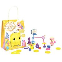 Pocket Money Piggies Minifigur Sport mit Accessoires gelb von Boti