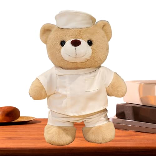 Botiniv Arztbär Plüschtier - Sanfter Stoff Bär zum Liebhaben,Kinder Kissen Geschenkidee für Baby Mädchen Kinderzimmer Schlafzimmer Weihnachten Halloween Büro Schreibtisch Familie von Botiniv