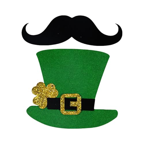 Botiniv Koboldhut-Papierausschnitte, St. Patricks Day-Ausschnitte | Dekorations-Requisiten für irische Feiertage - Papierausschnitte für Fotodekoration, irische Party, Kunstschule, Familienfeiern Botiniv Koboldhut-Papierausschnitte, St. Patricks Day-Ausschnitte | Dekorations-Requisiten für irische Feiertage - Papierausschnitte für Fotodekoration, irische Party, Kunstschule, Familienfeiern von Botiniv