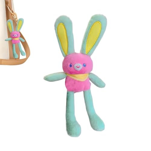 Botiniv Pull Up Plush Toy Bunny, Kaninchenplüsch - 11inch Osterhasen Pull-up-Spielzeuge,Kaninchenanhänger für schaltbare Ohren und Beine, handgefertigter weicher Schlüsselbund für Taschen und Botiniv Pull Up Plush Toy Bunny, Kaninchenplüsch - 11inch Osterhasen Pull-up-Spielzeuge,Kaninchenanhänger für schaltbare Ohren und Beine, handgefertigter weicher Schlüsselbund für Taschen und von Botiniv