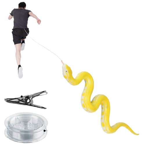 Botiniv Realistischer Schlangenstreich, Schlangenstreiche für Erwachsene | Schlangenspielzeug mit Schnur und Clip - Simulation Schlangen-Requisiten, Silikon-Schlangenspielzeug, gefälschtes von Botiniv