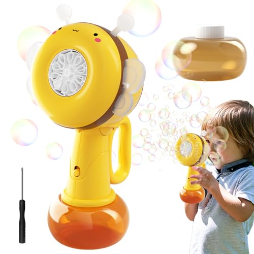 Botiniv Seifenblasenmaschine - Rotierendes Strandspielzeug Mit LED-Lichtern | Tragbare Rasenspiele, Farbiges Outdoor-Spielzeug Für Gartenparty & Freizeitaktivitäten Botiniv Seifenblasenmaschine - Rotierendes Strandspielzeug Mit LED-Lichtern | Tragbare Rasenspiele, Farbiges Outdoor-Spielzeug Für Gartenparty & Freizeitaktivitäten von Botiniv
