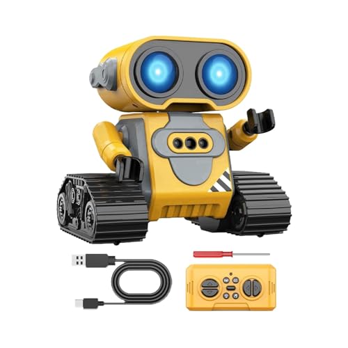 Botiniv Spielzeugroboter für, Fernbedienungsroboter | Smart RC Roboter Toys Geste Sensing | Fernbedienungspädagogik Roboter-Haustier mit LED-Augen, automatische Demonstration Botiniv Spielzeugroboter für, Fernbedienungsroboter | Smart RC Roboter Toys Geste Sensing | Fernbedienungspädagogik Roboter-Haustier mit LED-Augen, automatische Demonstration von Botiniv
