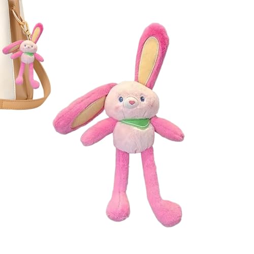 Botiniv Ziehen Sie Ohren nach Oben, Kaninchenplüschspielzeug, Plüschspielzeughasen,11inch Osterhasen Pull-up-Spielzeuge - Kaninchenanhänger für schaltbare Ohren und Beine, handgefertigter weicher Botiniv Ziehen Sie Ohren nach Oben, Kaninchenplüschspielzeug, Plüschspielzeughasen,11inch Osterhasen Pull-up-Spielzeuge - Kaninchenanhänger für schaltbare Ohren und Beine, handgefertigter weicher von Botiniv