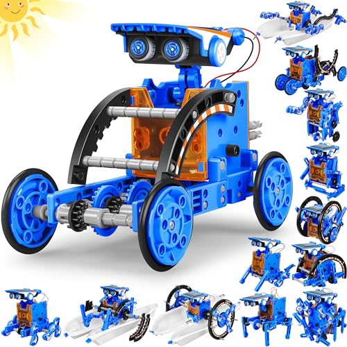 STEM 13-in-1 Erziehungsroboter, Solarenergie, Spielzeug für Kinder von 8 bis 12 Jahren, Wissenschafts-Kits für Kinder, experimentelles Robotik-Set, Geschenke für von Bottleboom