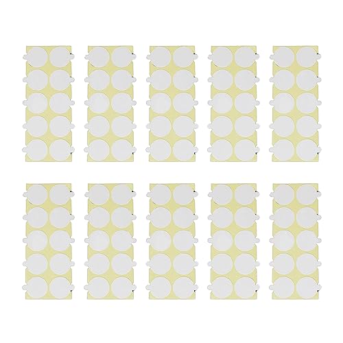 Doppelseitige Aufkleber, rund, Klebepunkte für Wachssiegel, 10 Blatt (100 Stück) verbessern Projekte, Basteln, Klebstoff, Wachsen von Bottone