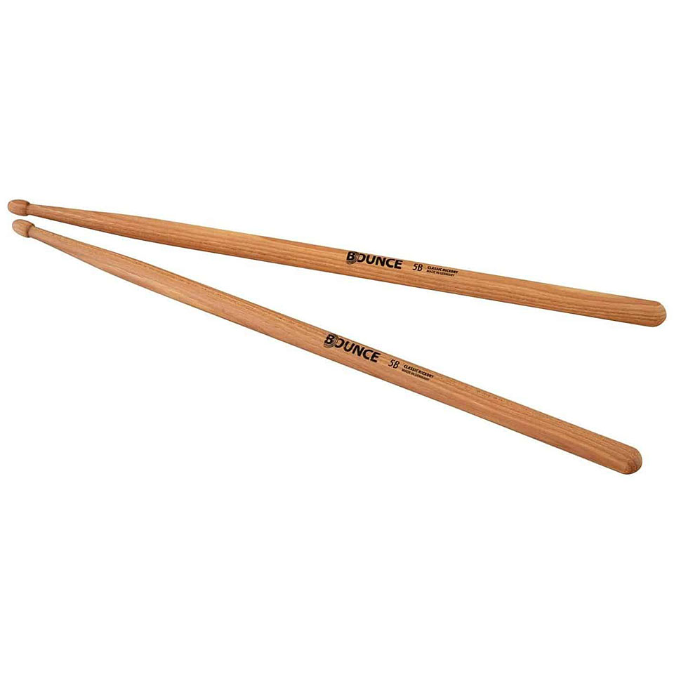 Bounce 5B Hickory Wood Tip Drumsticks von Bounce