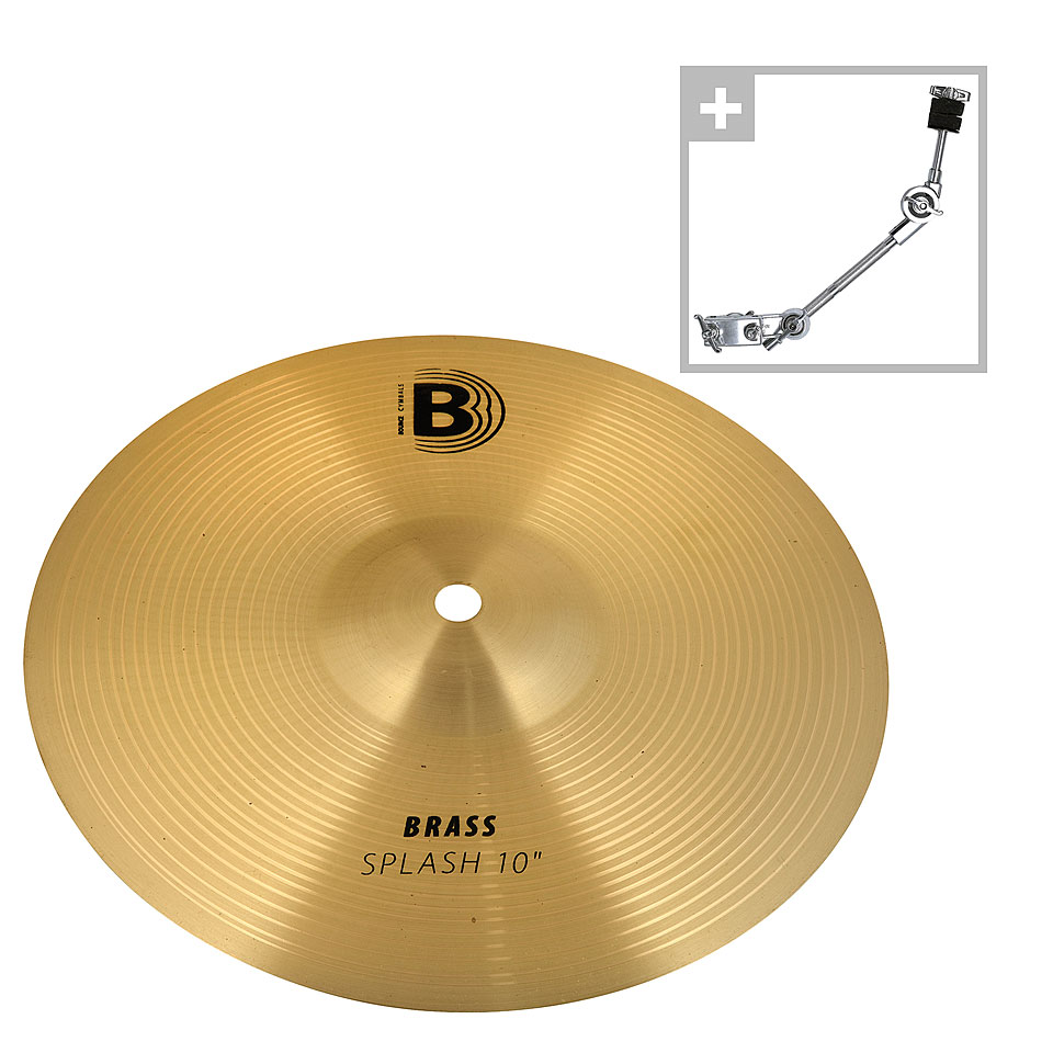 Bounce Bounce Brass 10" Splash & Holder Pack Splash-Becken Bounce Bounce Brass 10" Splash & Holder Pack Splash-Becken von Bounce