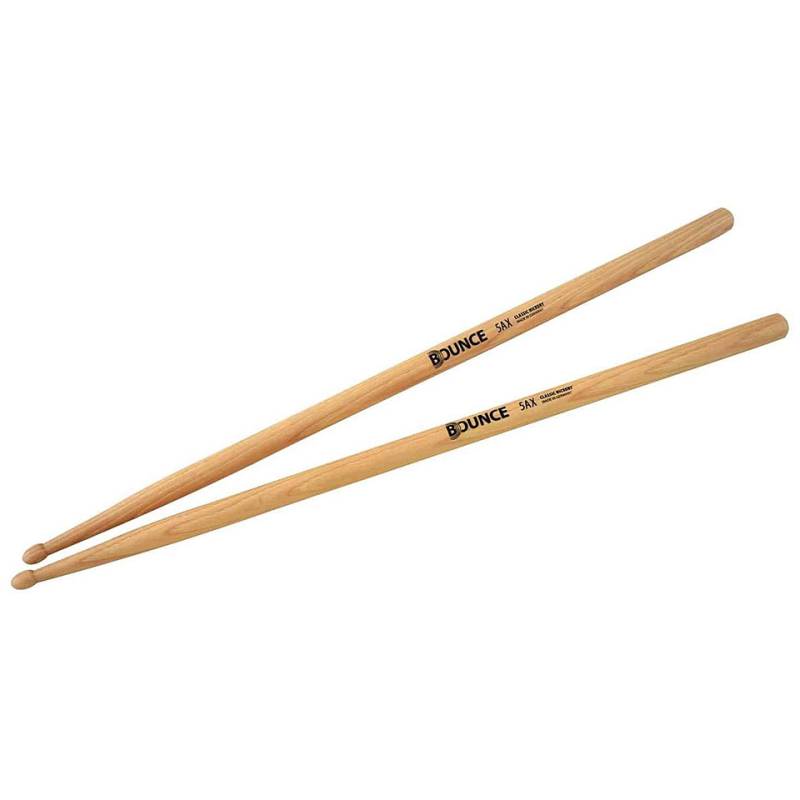 Bounce Classic Hickory 5AX Wood Tip Drumsticks von Bounce