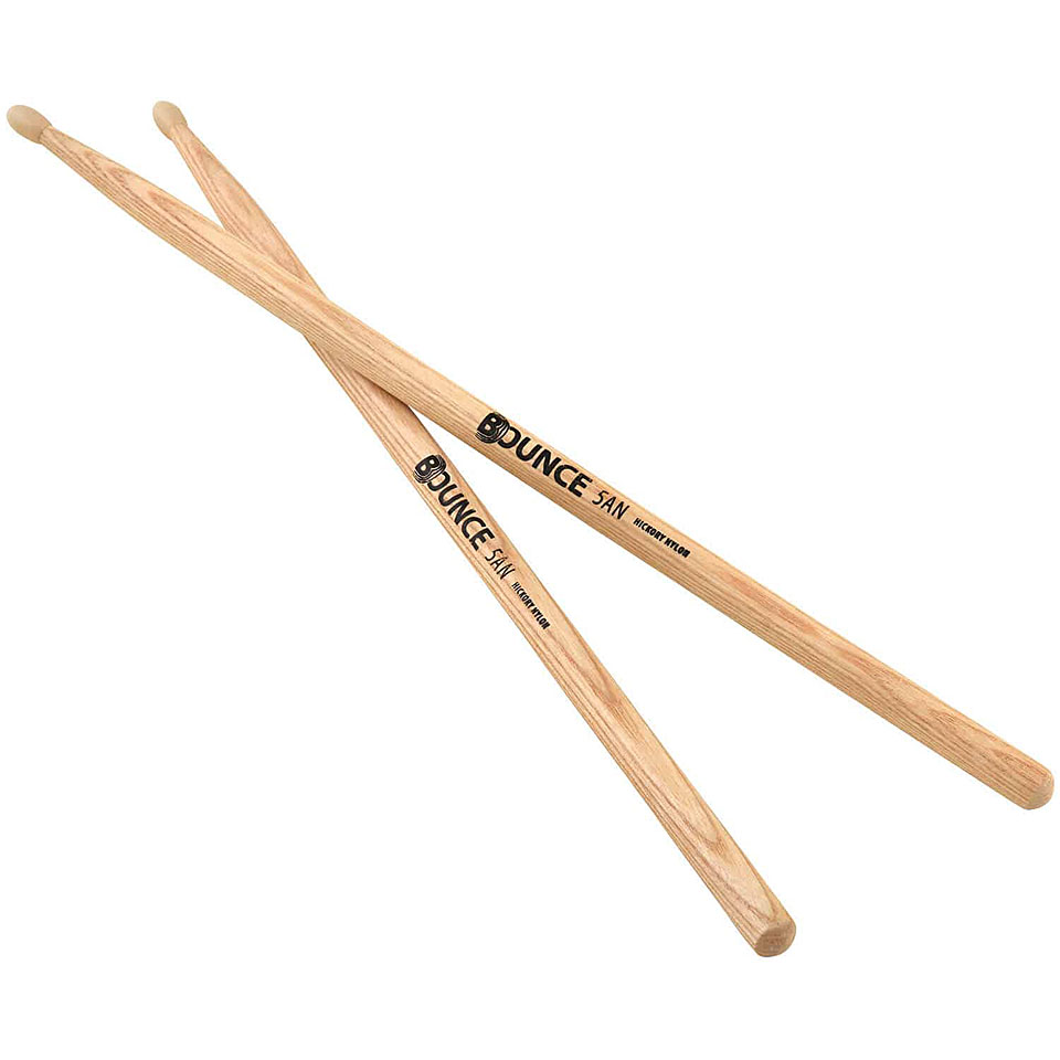 Bounce Hickory 5AN Nylon Tip Drumsticks von Bounce