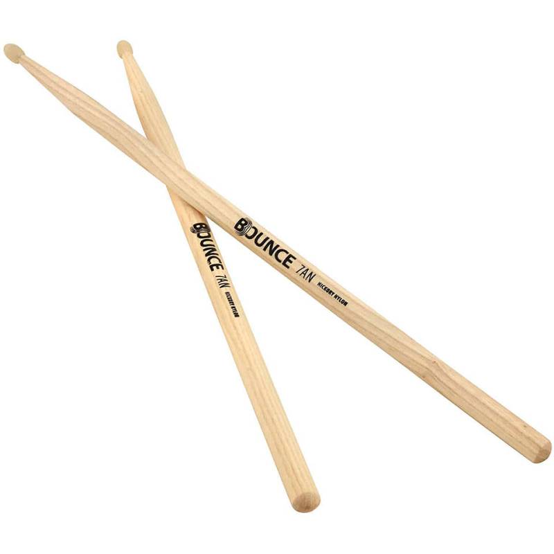 Bounce Hickory 7AN Nylon Tip Drumsticks von Bounce