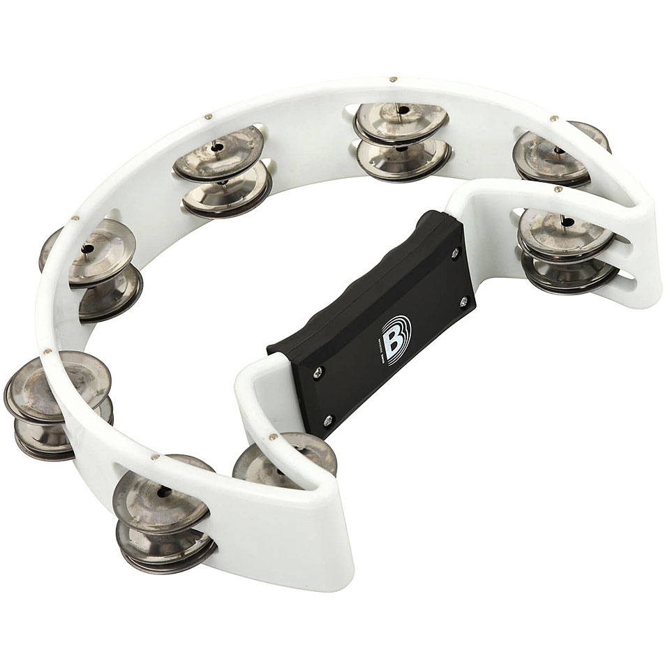 Bounce White Handheld Tambourin Tambourin von Bounce