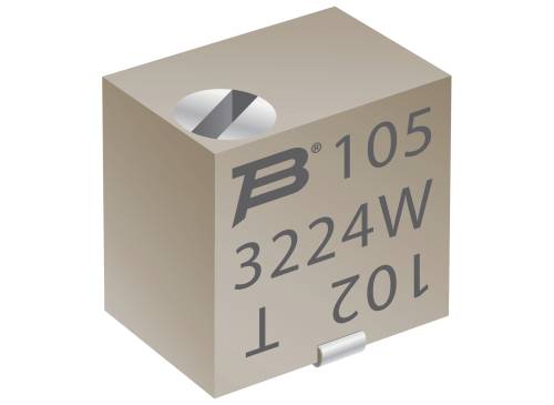 Bourns 3224W-1-104E Cermet-Trimmer linear 0.25W 100kΩ 4320° von Bourns