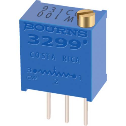 Bourns 3299W-1-104LF Cermet-Trimmer linear 0.5W 100kΩ 9° von Bourns