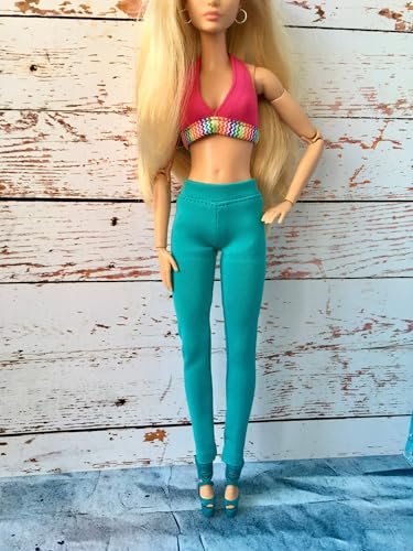 BQ‑Active – Sport-Leggings für Modepuppen 29 cm (1/6 Puppen) Turquoise von Bouutique