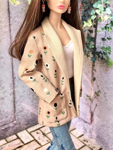 BQ‑Daisy – Blazer mit Blumenprint für Modepuppen 30 cm BQ‑Daisy – Blazer mit Blumenprint für Modepuppen 30 cm von Bouutique