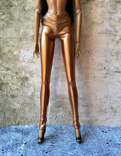 BQ‑Glimmer – Bronze-Metallic-Leggings für Modepuppen 32 cm (1/6 Puppen) von Bouutique