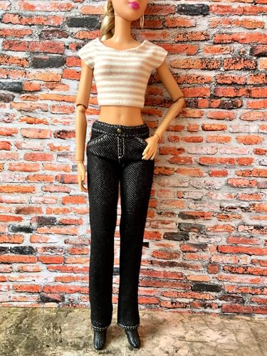 BQ‑Raven – Stretch-Jeans für Modepuppen 29 cm / 11,5 Zoll BQ‑Raven – Stretch-Jeans für Modepuppen 29 cm / 11,5 Zoll von Bouutique