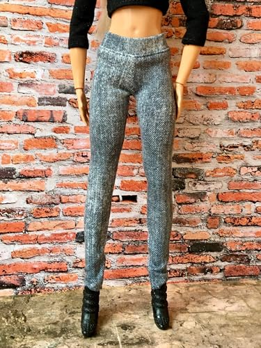BQ‑Slate – Graue Jeggings für Modepuppen 29 cm BQ‑Slate – Graue Jeggings für Modepuppen 29 cm von Bouutique