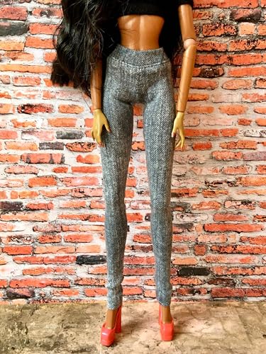 BQ‑Slate – Graue Jeggings für Modepuppen 32 cm BQ‑Slate – Graue Jeggings für Modepuppen 32 cm von Bouutique