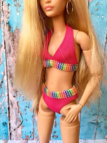 BQ‑Splash – Buntes Bikini-Set für Modepuppen 29 cm Pink BQ‑Splash – Buntes Bikini-Set für Modepuppen 29 cm Pink von Bouutique