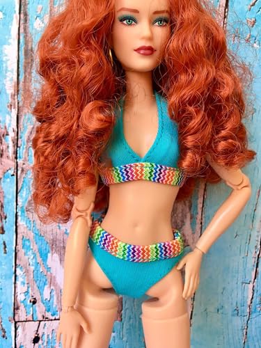 BQ‑Splash – Buntes Bikini-Set für Modepuppen 29 cm Turquoise BQ‑Splash – Buntes Bikini-Set für Modepuppen 29 cm Turquoise von Bouutique