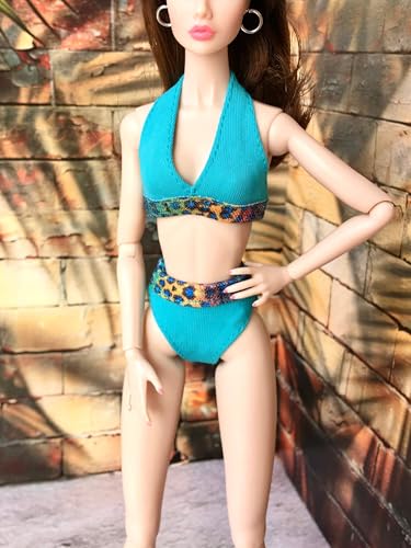 BQ‑Splash – Farbiger Bikini für Modepuppen 30 cm Turquoise BQ‑Splash – Farbiger Bikini für Modepuppen 30 cm Turquoise von Bouutique
