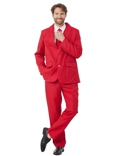 Boveco Herrenanzug, einfarbig, Freizeitanzug, Kostüm für Halloween, Abschlussball, Party, 3-teiliges Outfit mit Jacke, Hose, Krawatte, Größe XXL Boveco Herrenanzug, einfarbig, Freizeitanzug, Kostüm für Halloween, Abschlussball, Party, 3-teiliges Outfit mit Jacke, Hose, Krawatte, Größe XXL von Boveco