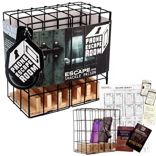 Boxer Gifts Phone Escape Room | Escape from Shackle Prison to Unlock Your Phones Spiel | Tolles Puzzlespiel Geschenk für Familien von Boxer Gifts