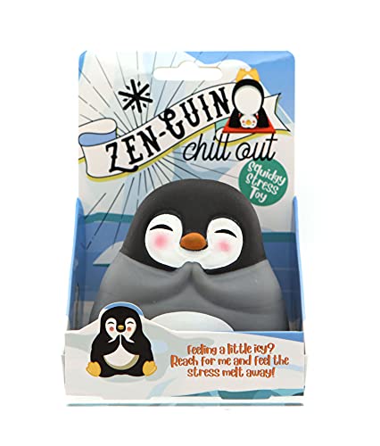 Boxer Gifts Zen-Guin Stressabbau-Spielzeug | Hilft bei Angstzuständen | Lustiges Pinguin-Themen-Schreibtisch-Accessoire, Geschenk, BB2236 von Boxer Gifts