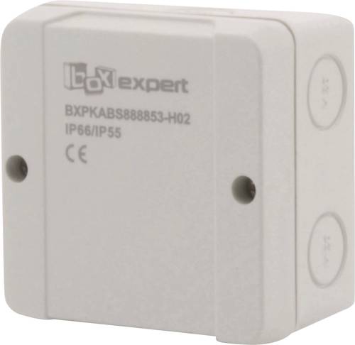 Boxexpert BXPKABS888853-H02 Installations-Gehäuse 88 x 88 x 53 ABS Lichtgrau 10St. von Boxexpert