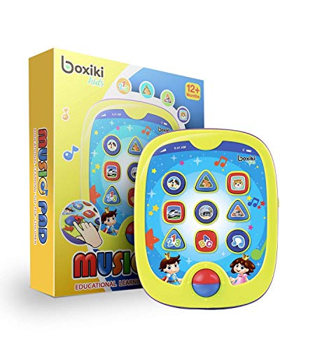 Boxiki Kids Smart Pad für Babys und Kinder Lernspielzeug für Kleinkinder mit Lernspielen für Kinder. Zahlen Lernen, ABC-Lernen, Spiel, Musik von Boxiki kids