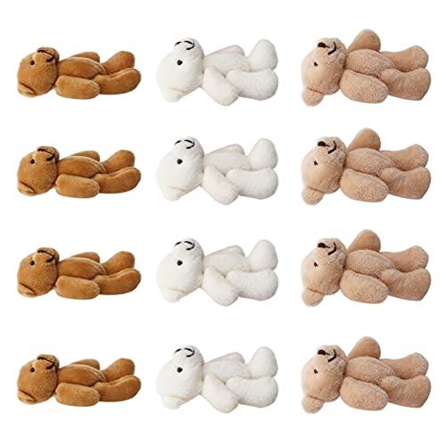 Boxwizard 12 Stück Mini-Stoffbären, Bequem, Weich, Niedlich, Mini-Teddy-Plüschtier für Hochzeits- und Geburtstagsdekorationen Boxwizard 12 Stück Mini-Stoffbären, Bequem, Weich, Niedlich, Mini-Teddy-Plüschtier für Hochzeits- und Geburtstagsdekorationen von Boxwizard