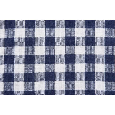 Kariertes Tischtuch 10x10mm Baumwollstoff 614 Marine 140cm - 50cm Kariertes Tischtuch 10x10mm Baumwollstoff 614 Marine 140cm - 50cm von Brændgaard Textile
