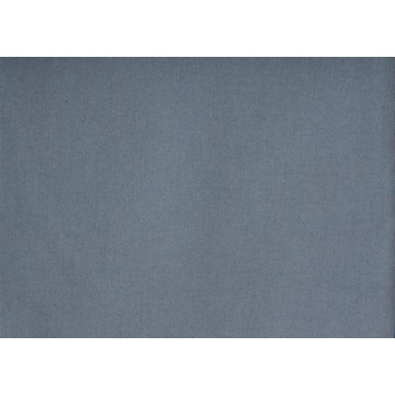 Perl Baumwolle Bio Baumwollstoff 014 Graublau 150cm - 50cm von Brændgaard Textile
