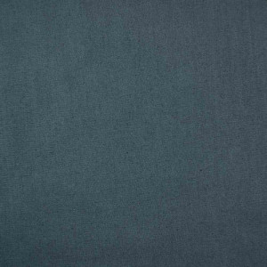 Seidenbaumwollstoff 620 Stahlblau 145cm, 50cm von Brændgaard Textile