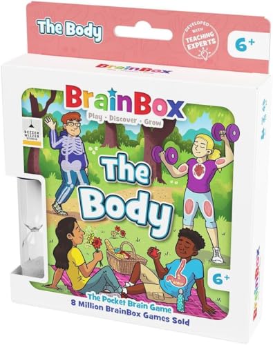 Asmodee Brettspiele, mehrfarbig, Brainbox Pocket The Body (1) von Brain Box