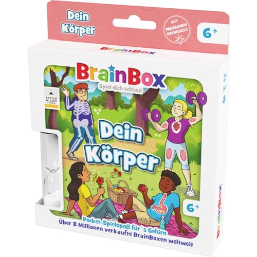 BRAINBOX 2054905 Pocket Edition Dein Körper, kompaktes Lernspiel, Gedächtnisspiel, Quizspiel, Reisespiel für Kinder ab 6 Jahren BRAINBOX 2054905 Pocket Edition Dein Körper, kompaktes Lernspiel, Gedächtnisspiel, Quizspiel, Reisespiel für Kinder ab 6 Jahren von Brain Box