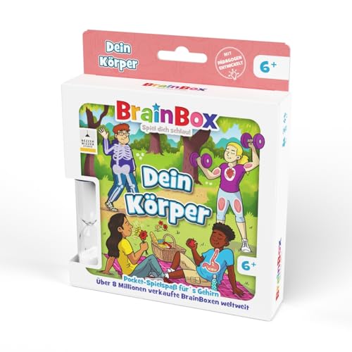 BRAINBOX 2054905 Pocket Edition Dein Körper, kompaktes Lernspiel, Gedächtnisspiel, Quizspiel, Reisespiel für Kinder ab 6 Jahren BRAINBOX 2054905 Pocket Edition Dein Körper, kompaktes Lernspiel, Gedächtnisspiel, Quizspiel, Reisespiel für Kinder ab 6 Jahren von Brain Box