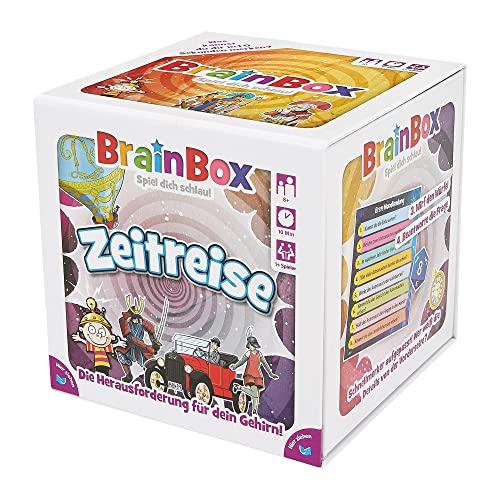 Brain Box 2094936 Zeitreise, Lernspiel, Quizspiel für Kinder ab 7 Jahren von Brain Box