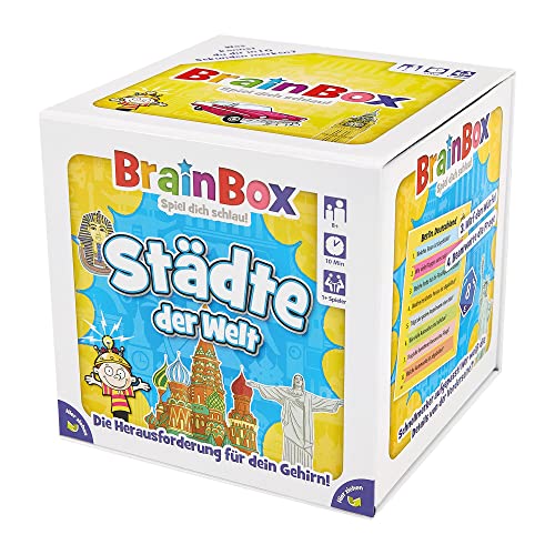 Brain Box 94944 Städte der Welt, Lernspiel, Quizspiel für Kinder ab 8 Jahren von Brain Box