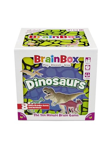 BrainBox Dinosaurs (2022) , Card Game , Ages 6+ , 1+ Players , 10+ Minutes Playing Time von Brain Box
