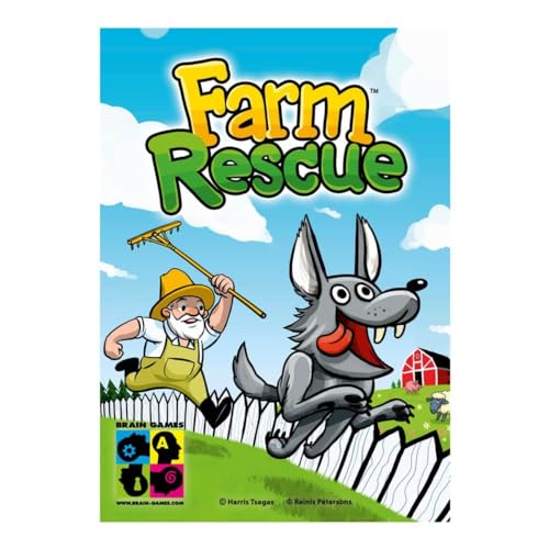 BRAIN GAMES Farm Rescue Board Game - Intl Edition EN/FR/ES/DE/NL von Brain Games