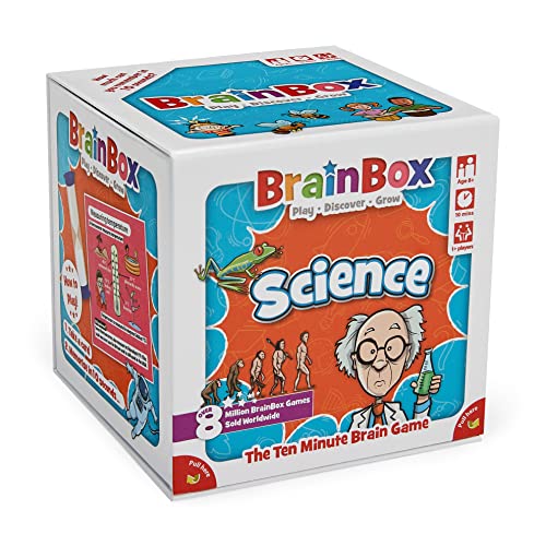 Brainbox Science (Refresh 2022) , Card Game , Ages 8+ , 1+ Players , 10 Minutes Playing Time von Brain Box
