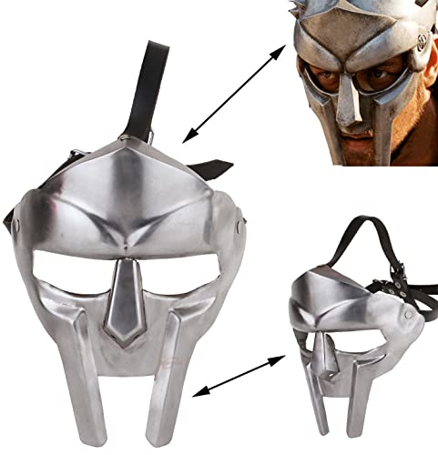 Brainmart mf doom mask Römischer Gladiator-Helm-Gesichtsmaske MF Doom Mittelalterliche Wikinger-MASKE Römischer Gladiator-Helm-Gesichtsmaske für Herren MF Doom Viking-MASKE für Halloween Brainmart mf doom mask Römischer Gladiator-Helm-Gesichtsmaske MF Doom Mittelalterliche Wikinger-MASKE Römischer Gladiator-Helm-Gesichtsmaske für Herren MF Doom Viking-MASKE für Halloween von Brainmart