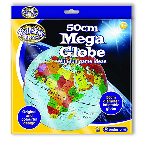 Brainstorm TOYS 50cm Mega Inflatable Globe,Multicolor,50cm Diameter Brainstorm TOYS 50cm Mega Inflatable Globe,Multicolor,50cm Diameter von Brainstorm Toys