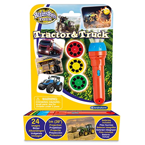Brainstorm TOYS Traktor und LKW Taschenlampe und Projektor von Brainstorm Toys